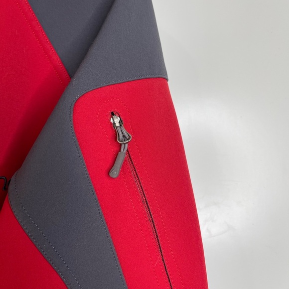 Gently Worn Marmot Windstopper Red and Gray wind Block Soft Shell jacket Small - Picture 5 of 8